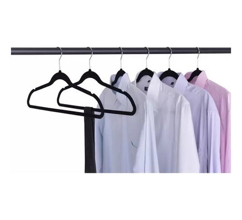 Slim Velvet Non-Slip Hangers Set of 5 1