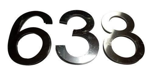 Stainless Steel Address Numbers Set - South Zone 0