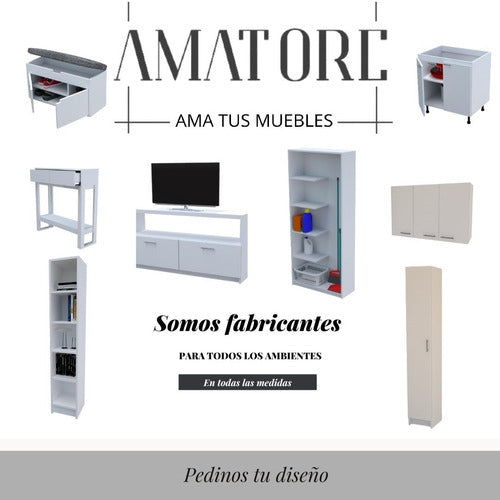 Amatore_Amatusmuebles 20x180x60 Storage Cabinet Melamine 18mm 7