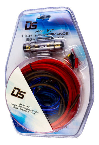 Kit Cables Para Instalacion Woofer Y Potencias 8 Gauge 1