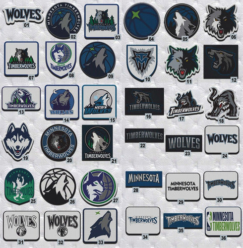 Parche Termoadhesivo Escudo Nba Minnesota Timberwolves 0