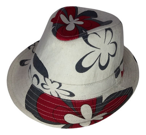 Children's Dandy Hat Ages 2 to 6 Red and Grey Cod8026 0