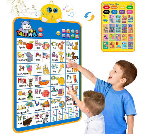 PROOU Electronic Alphabet Wall Chart, Talking ABC, 123 0