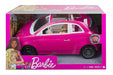 Veículo E Boneca - Barbie - Fiat 500 - Carro Conversível Da 5