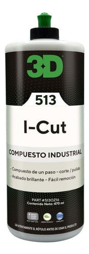 3D I-Cut Industrial Grade One-Step Polish 500ml 0