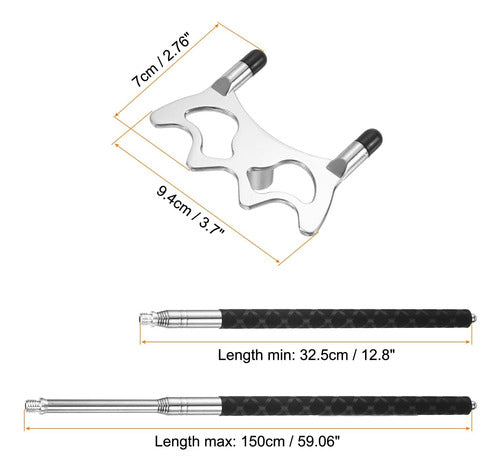 Patikil Puente Retráctil Para Taco De Billar, Accesorio De 1