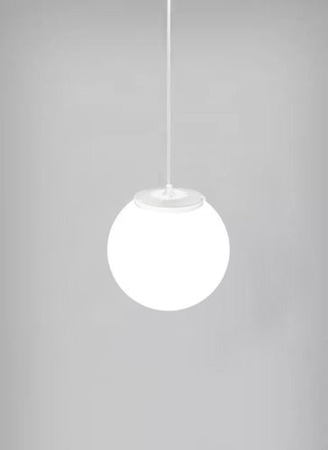 Modern Hanging Globe Pendant Lamp LED Compatible 1 Light Small 11