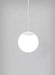 Modern Hanging Globe Pendant Lamp LED Compatible 1 Light Small 11