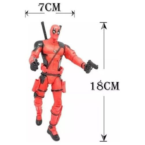 Muñeco Deadpool Articulado Con Accesorios Figura Juguete X1 1