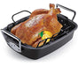 Cook N Home Non-Stick Roaster with Rack, 17x13-Inches 0