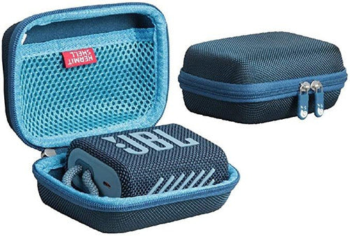 Hermitshell Hard Travel Case For JBL Go 3 Portable Bluetooth Speaker (Blue) 0