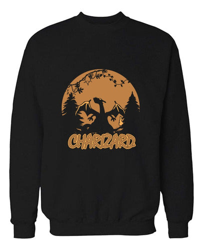 Memo Estampados Charizard Silhouette Hoodie 0