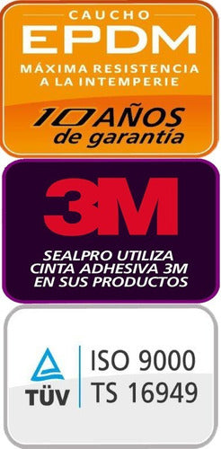 Burlete Zona Inferior De Puerta Gol Trend 5p,sealpro 7