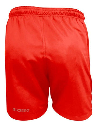 Sixzero Short Tenis Padel Naranja Fluo Hombre 3