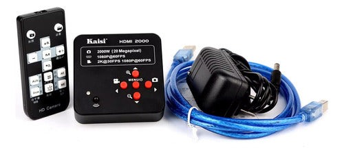 Kaisi HDMI 2000 Digital Camera for Trinocular Microscope 20MP 3