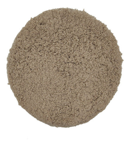 Haussman Round Soft Non-Slip Bathroom Rug 50cm Camel 0