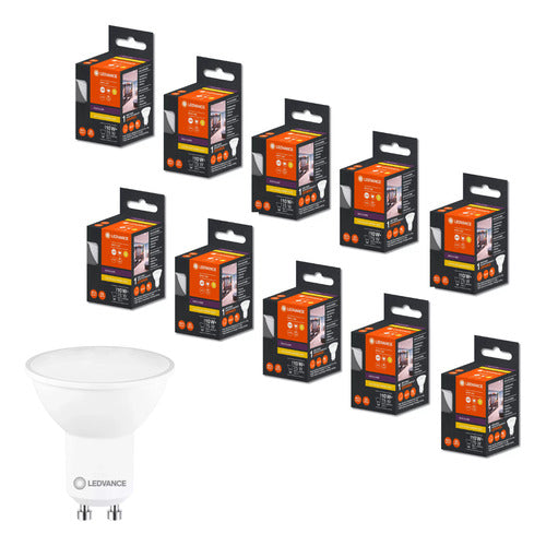 Ledvance ExOsram Pack of 10 10W GU10 Warm LED Spotlight 0