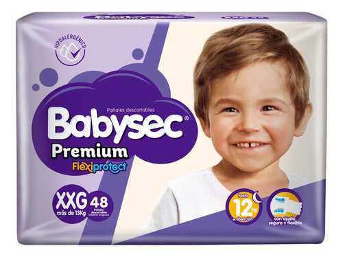 Babysec Premium Flexiprotect Diapers Size XXG 48 Count 0