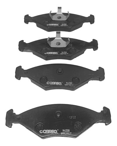 Cobreq Kit X4 Brake Pads Volkswagen Gol Saveiro 2005 1