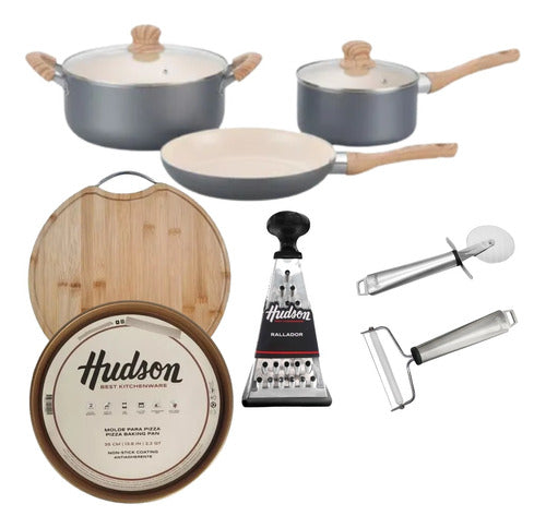 Hudson Non-Stick Original Cream Pizza Set 0