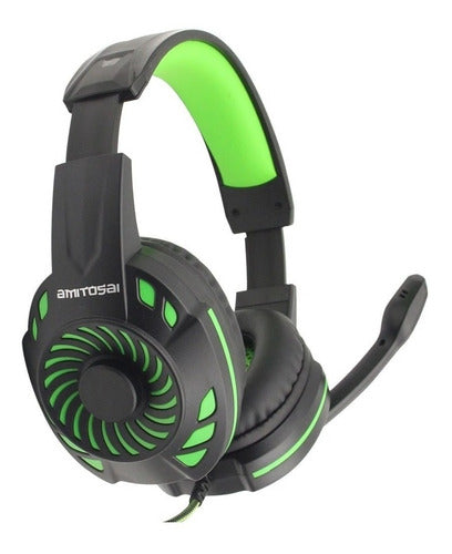 Gaming Combo: Over-Ear Surround Sound Headphones + PC Adapter 10