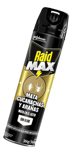 Raid Max Kit Insect Killer for Cockroaches and Spiders + Baits X6 3