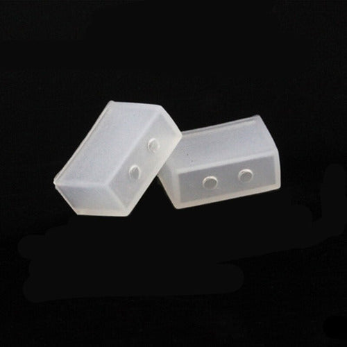 Pack of 10 2-Hole End Connector for 8mm 2835 LED Strip 1