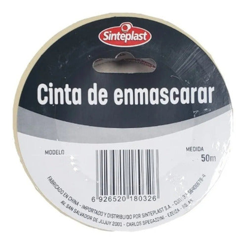 Sinteplast Cinta De Enmascarar Rollo 50m 12 Mm 77000131 0