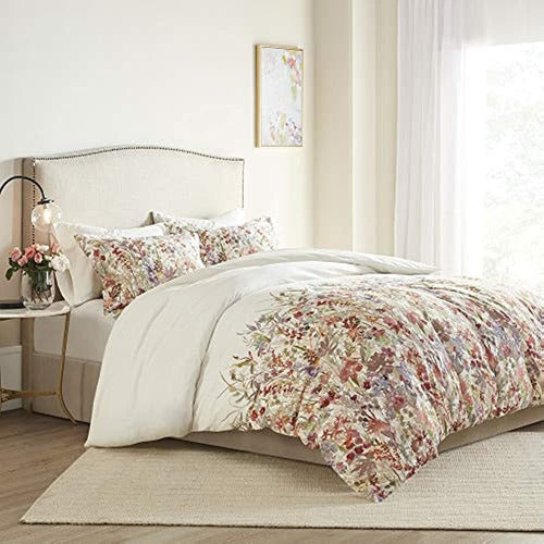 Madison Park Mariana 100% Cotton Floral Print Comforter 1