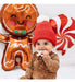 Nuby All Silicone Holiday Tree & Gingerbread Man Cookie Teether 2