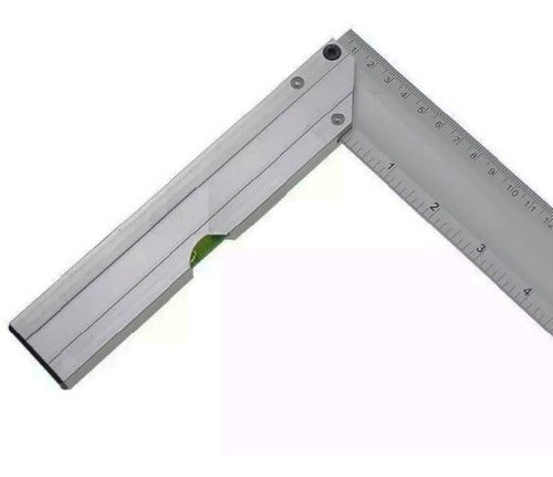 Centro Herramientas Aluminum Carpenter Square with Level - 30 cm 2