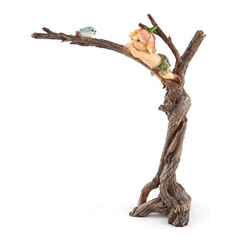 Top Collection Miniature Fairy Garden and Terrarium Garden Sprite with Bird Statue 0