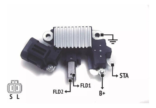 Regulador De Voltaje Alternador Hitachi Rnh 1g2340c 0