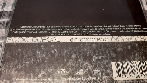 Rocio Durcal - En Concierto Inolvidable - Cd Original Impeca 1