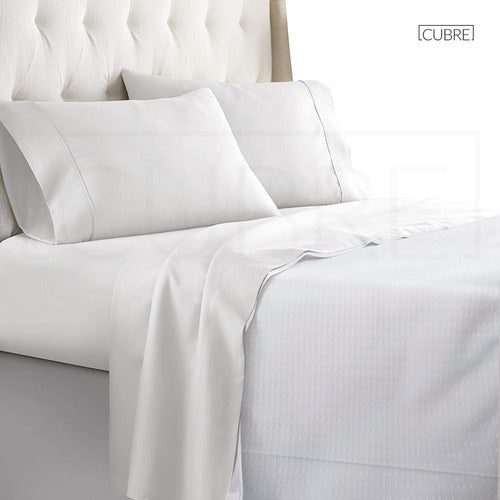 CUBRE Light Bed Cover for Double Bed Honeycomb 215x245 1