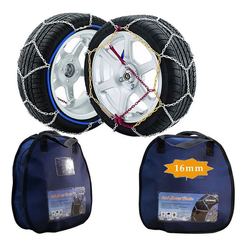 Snow Chains for Snow/Ice/Mud on 235/45 R20 Wheels 0