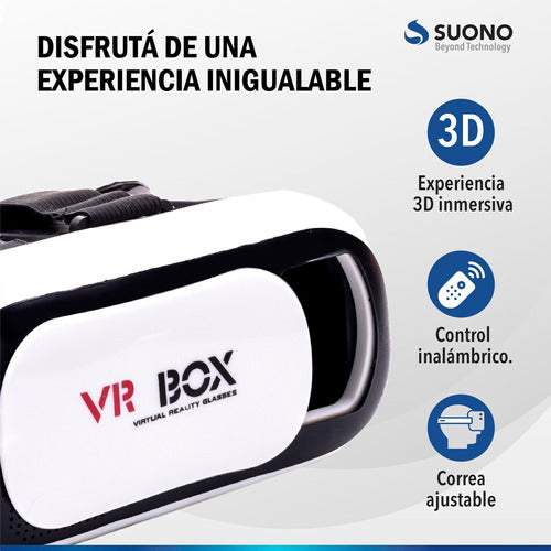 VR Box Virtual Reality Glasses Helmet for 3D 360° Mobile Phones 3