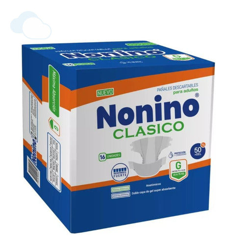 Nonino Classic Stretchy Diapers Large X16 Units 1