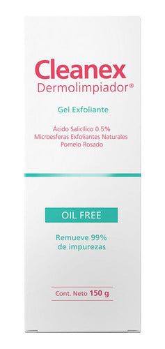 Cleanex Dermolimpiador Exfoliating Gel Oil Free for Acne-Prone Skin 1