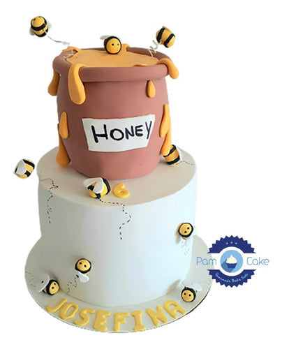 Pamcake Torta Artesanal Cumpleaños Abeja Miel Bee Abejas 0