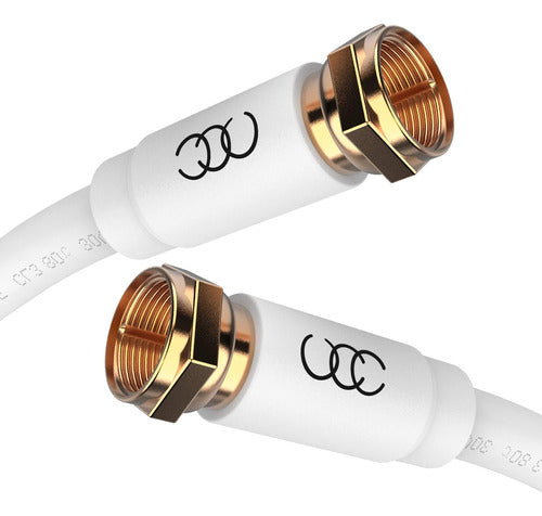 Ultra Clarity Cables Coaxial Cable (3 Feet) TV Cable 0