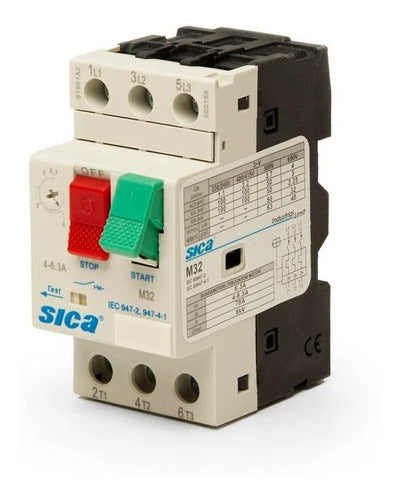 Sica Guardamotor Trifasico M32 4-6.3A X Unidad 0