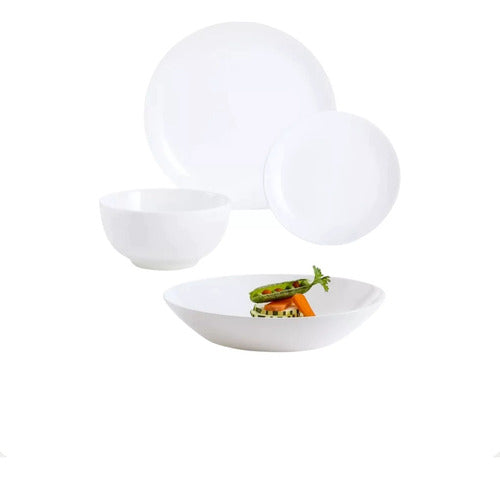 Luminarc Diwali 24-Piece Dinnerware Set + Serving Bowl 0