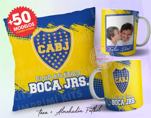 Diseños Plantillas Tazas Y Almohadones Día Del Padre Futbol 3