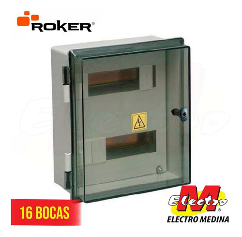 Tablero Gabinete 16 Din Prd 551/1 Roker Electro Medina 1