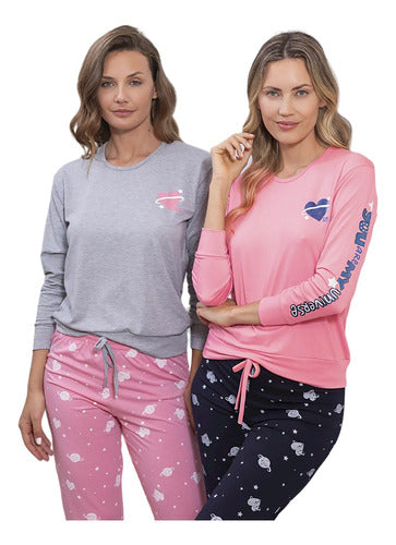 Bianca Secreta Long Sleeve Pajama + Pant Until T.4 24502 0