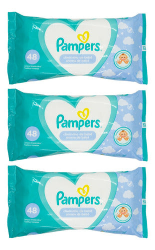 Pampers Kit X3 Toallitas Húmedas Aroma Caricia De Bebé 6c 0