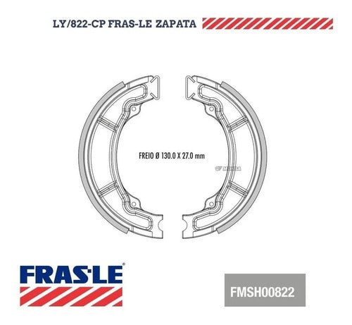 Fras-le Zapata De Freno Rouser Bajaj 135 125 2