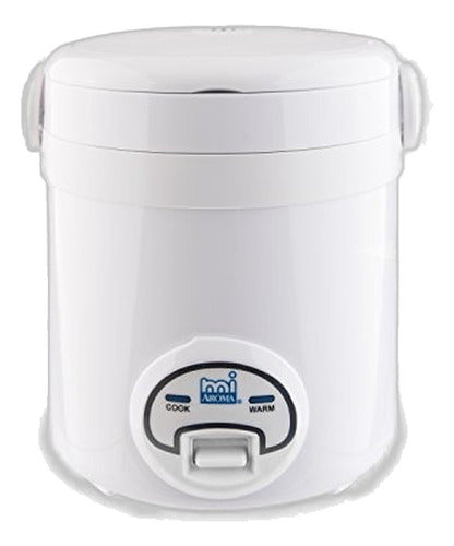 Aroma Housewares Mi 3-Cup (Cooked) (1.5-Cup Uncooked) Cool Touch Mini Rice Cooker 0