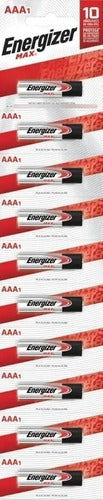 Energizer AAA Alkaline Battery Blister Pack of 10 0